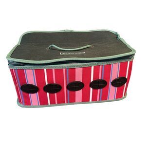 Rubbermaid Ribbon Organizer Holds 5 Rolls‎ Carrying Tote Gift Storage Holiday